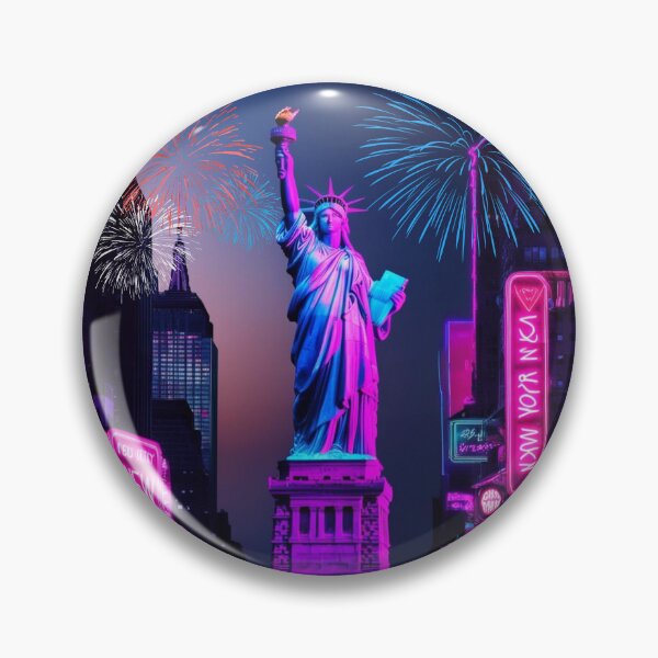 Item preview, New York City, USA Statue of Liberty designed and sold by FroggyFly Designs.