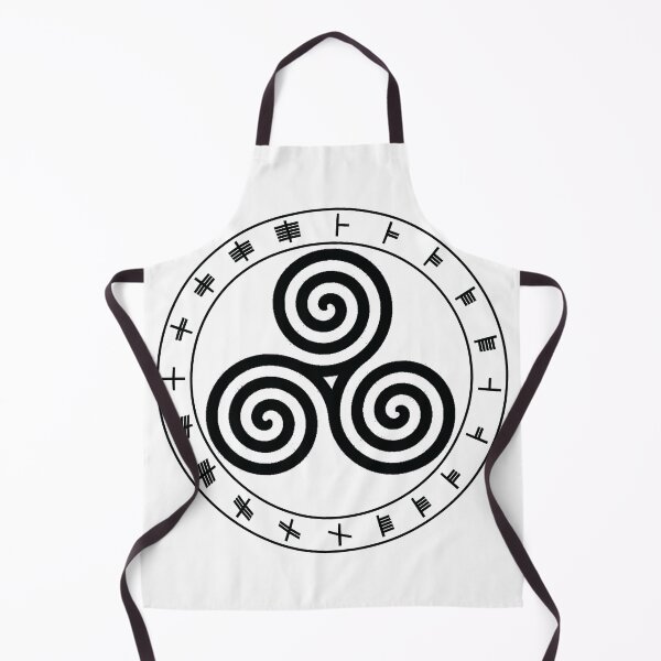Item preview, Ogham Wheel Celtic Triskelion designed and sold by Raven-Hearth.
