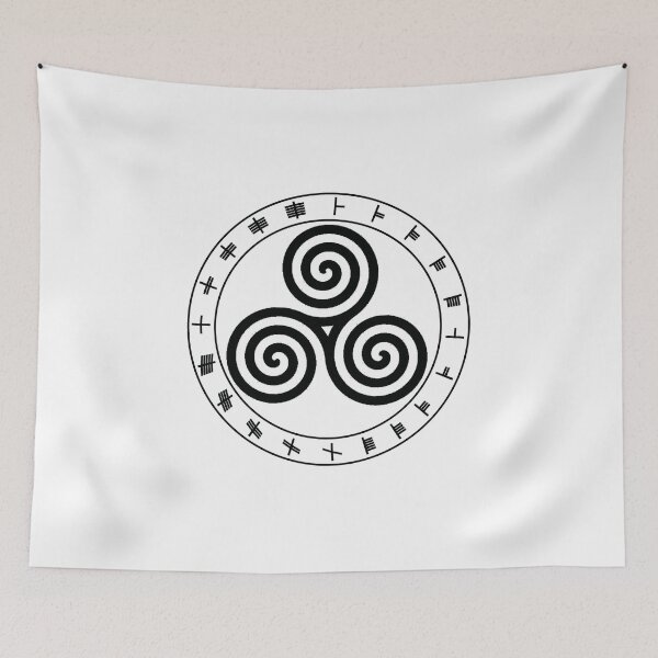 Item preview, Ogham Wheel Celtic Triskelion designed and sold by Raven-Hearth.