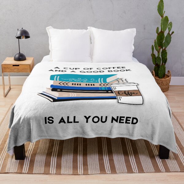 Item preview, A Cup of Coffee and a Good Book is all you need designed and sold by AASparksDesigns.