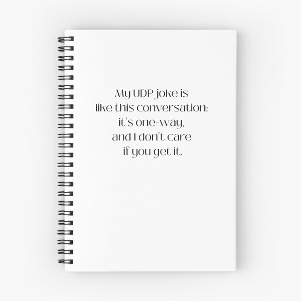 Item preview, UDP Joke - One-Way Humor for Tech Enthusiasts designed and sold by Teacher2Nerds.