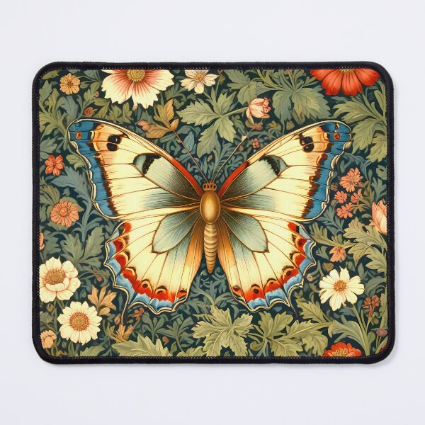 Item preview, Vintage Forest Butterfly William Morris Style designed and sold by Marina3333.
