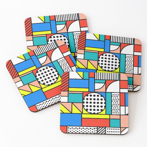 Item preview, Retro 80s Colorful Geometric designed and sold by Timegraf.