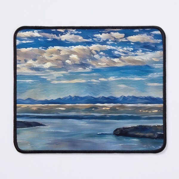 Item preview, Puget Sound Olympic Mountains (Pastel) designed and sold by flyscenicair.