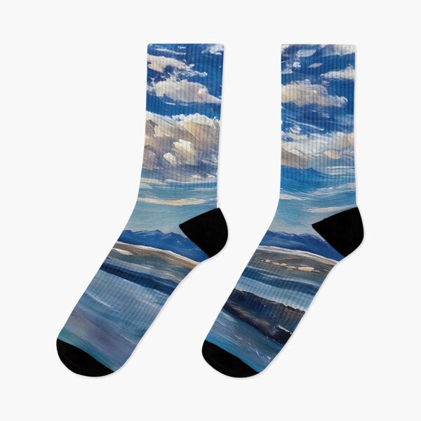 Item preview, Puget Sound Olympic Mountains (Pastel) designed and sold by flyscenicair.