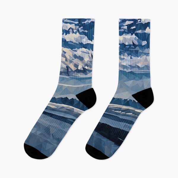 Item preview, Puget Sound Olympic Mountains (Poly Art) designed and sold by flyscenicair.
