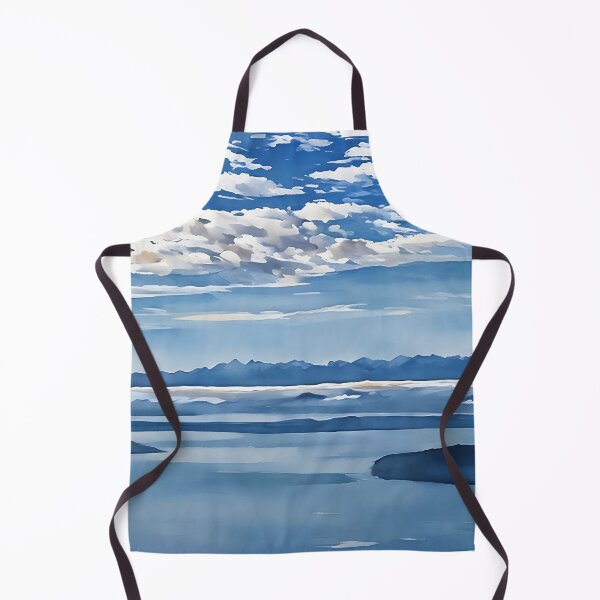 Item preview, Puget Sound Olympic Mountains (Watercolor) designed and sold by flyscenicair.
