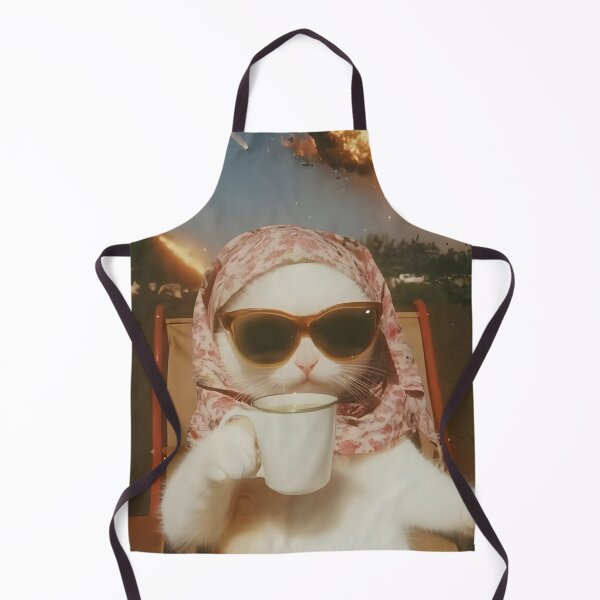 Item preview, [HD] Demure cat with glasses and sharkie / Everything is on fire designed and sold by FigmaCreations.