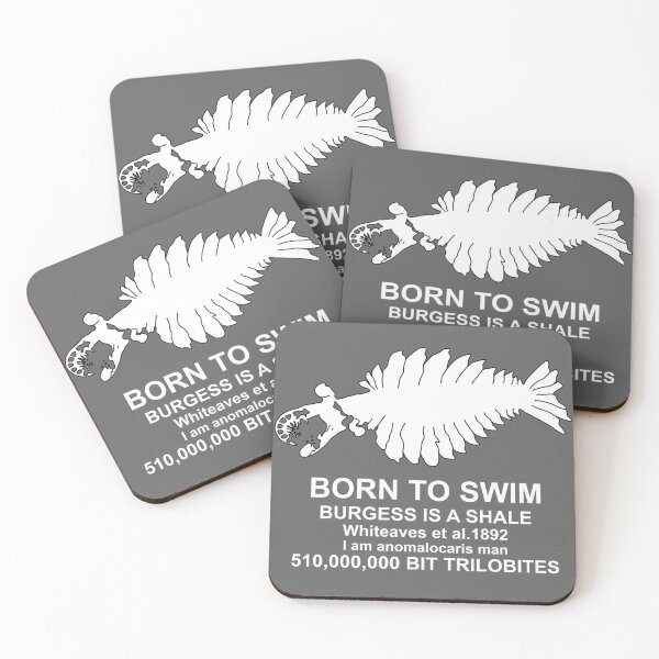 Item preview, Anomalocaris Born to swim V1 White designed and sold by ThePaleoDude.