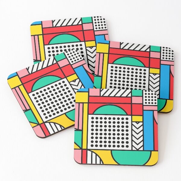 Item preview, Retro 80s Colorful Geometric designed and sold by Timegraf.