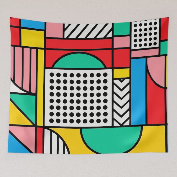 Item preview, Retro 80s Colorful Geometric designed and sold by Timegraf.