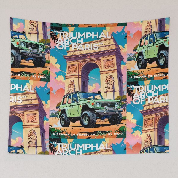 Item preview, TRIUMPHAL ARCH Trip Cute Vintage Design Sticker Travel ANIME 80s designed and sold by UrbanTRIP.