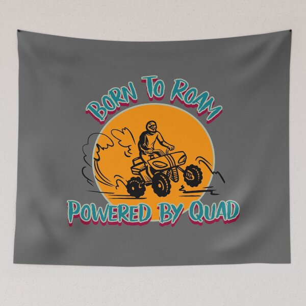 Item preview, Born To Roam, Powered By Quad ATV designed and sold by HeavenlyHuesStudio.
