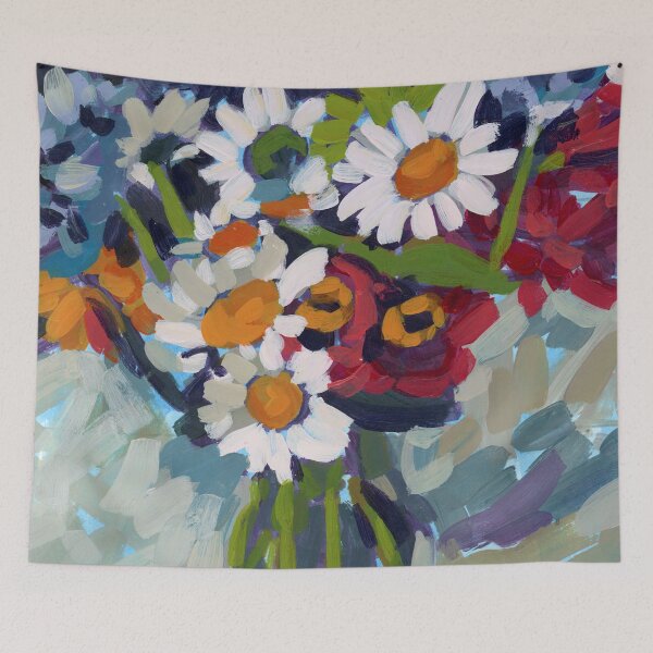 Item preview, Daisies & Zinnias designed and sold by SharonWhittle.