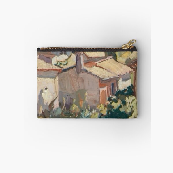 Item preview, Charming French Village in Provence Landscape. French Impressionist Art By Carraann. designed and sold by CARRAANN.