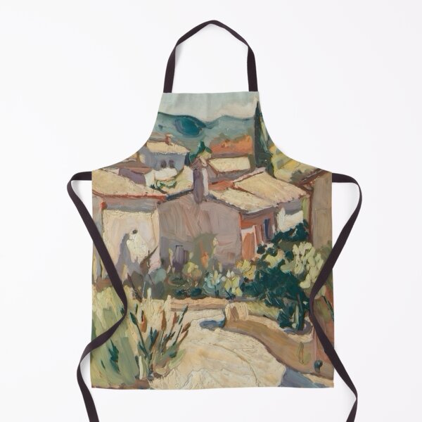 Aperçu de l'œuvre Charmant village français dans un paysage provençal. Art impressionniste français par Carraann. créée et vendue par CARRAANN.