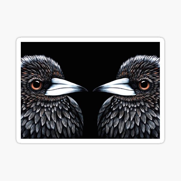 Item preview, Baby Magpies Double Trouble designed and sold by Linda Callaghan.