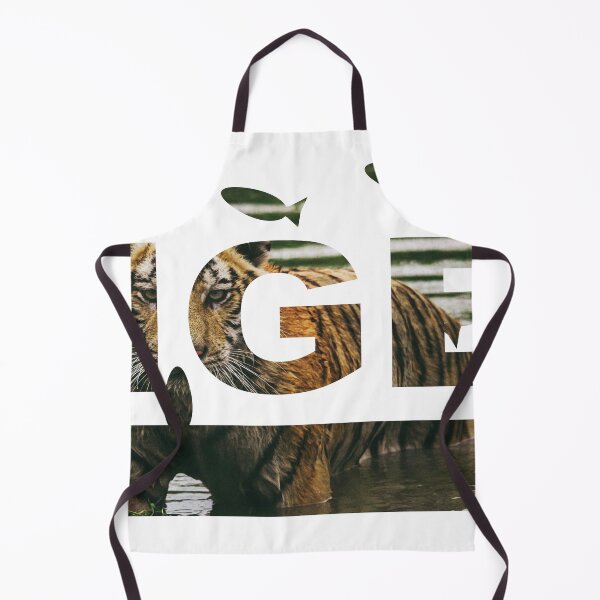 Item preview, tiger appearing through tiger opacity mask with fish designed and sold by Steven Reich.
