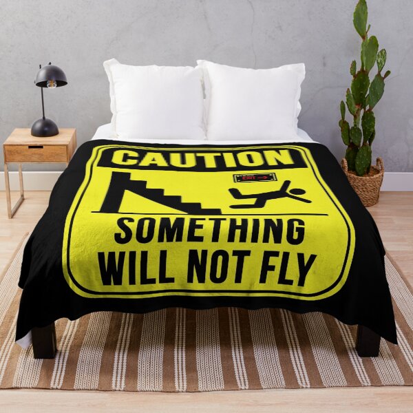 Item preview, Something Will Not Fly designed and sold by MarkMySign.