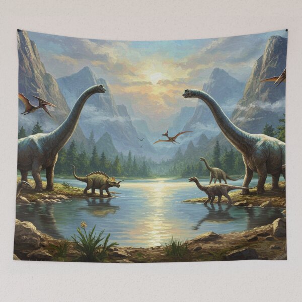 Item preview, Majestic Jurassic Landscape designed and sold by JonelleTshirts.