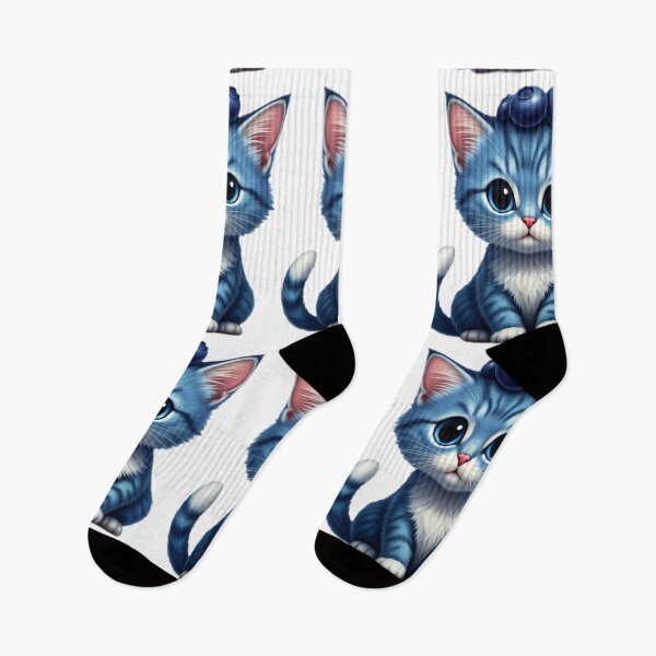Item preview, blueberry cat Tshirt designed and sold by shop-your-need.