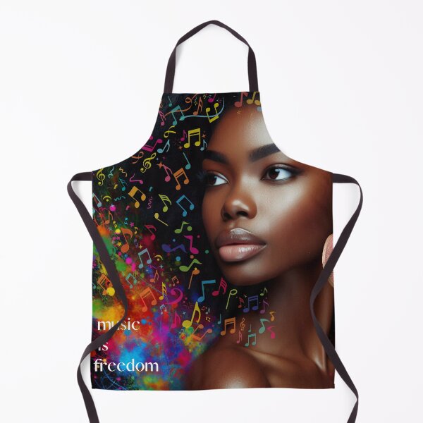 Item preview, Music Is Freedom Graphic AI Generated designed and sold by BrightrDayMusicArt.
