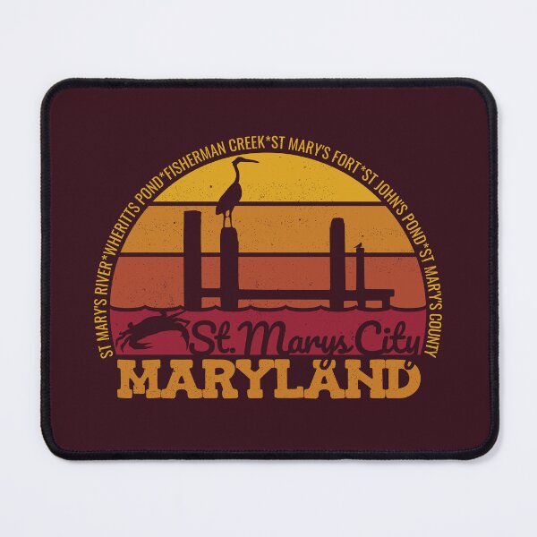 Item preview, St. Mary's City Maryland Sunset Retro Local Pride Logo designed and sold by CRHPOD20.