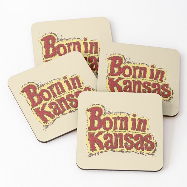 Item preview, Born in Kansas Classic Red Sign designed and sold by OriginalBeerCat.