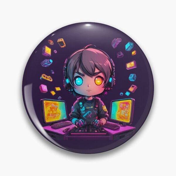 Item preview, Chibi Arcade Academy: Highly Addictive Neon Gaming Meets Learning designed and sold by Pixel Palette.