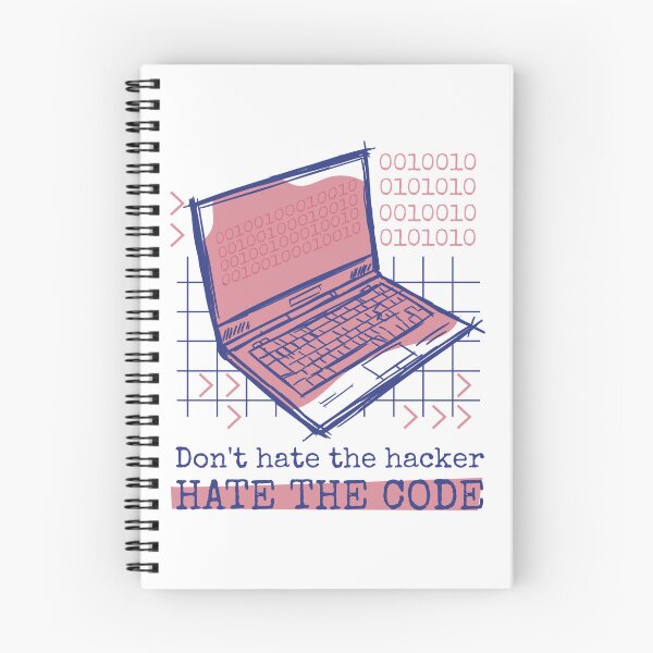 Item preview, Don't Hate the Hacker, Hate the Code designed and sold by TurtleDojo.