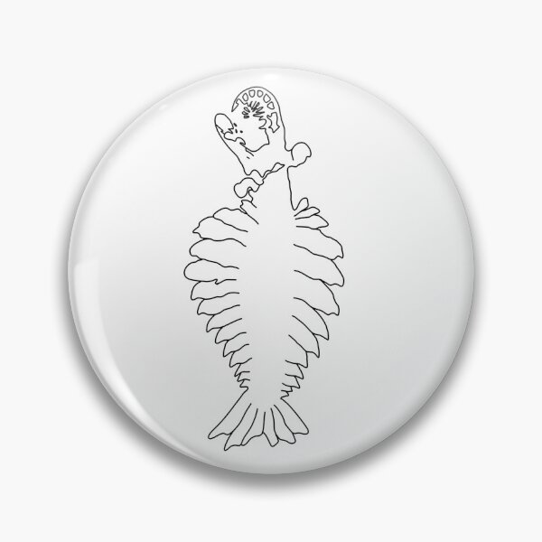 Item preview, Anomalocaris Fossil White 2 designed and sold by ThePaleoDude.