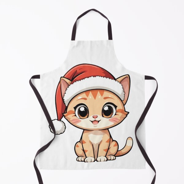 Item preview, Festive Kitty the Santa Hat Charm designed and sold by petloverheaven.