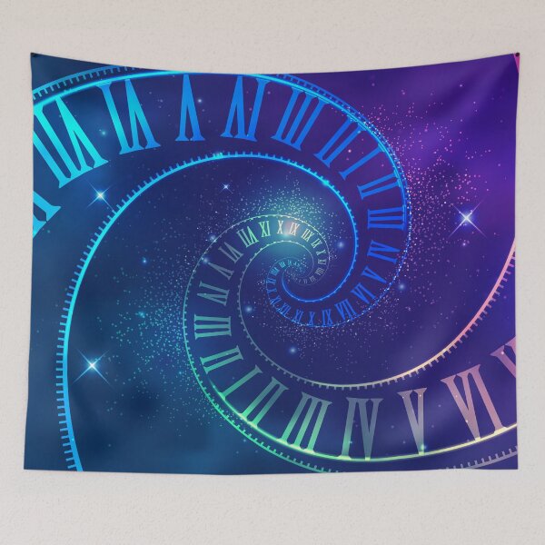Item preview, space time multiverse light spiral outer space background designed and sold by NiamLab.
