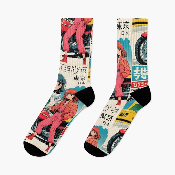 Item preview,  Tokyo Japan 80s Retro Anime Girl Vintage Travel designed and sold by Retro-Anime9.