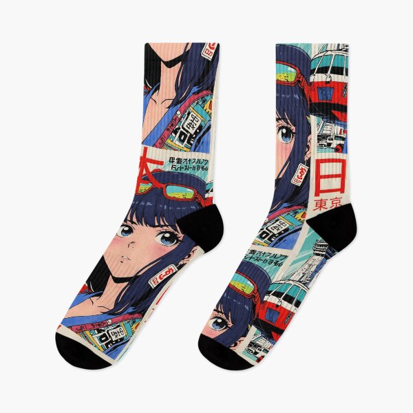 Item preview, Tokyo Japan 80s Retro Anime Girl Vintage Travel designed and sold by Retro-Anime9.