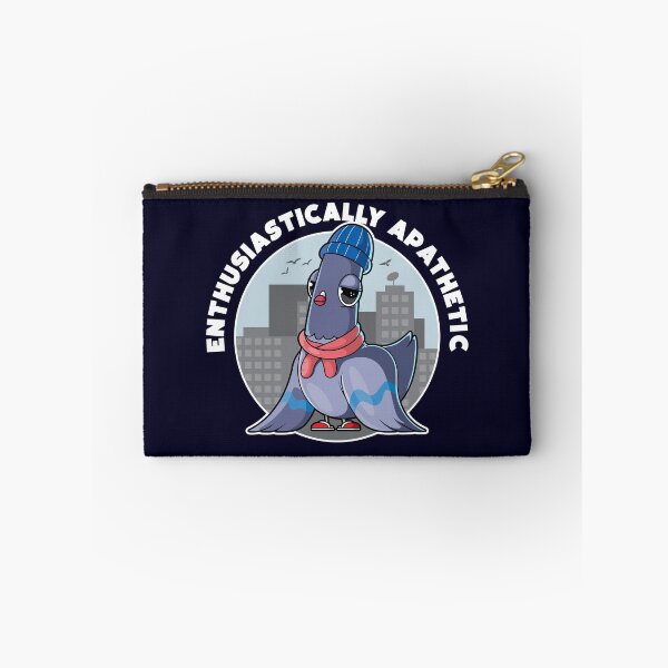 Item preview, Enthusiastically apathetic pigeon designed and sold by messy-nessie.
