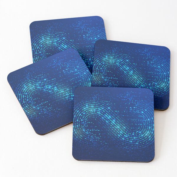 Item preview, multiverse dotted infinity sign futuristic style designed and sold by NiamLab.