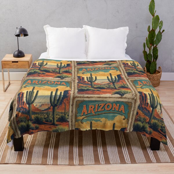 Item preview, Arizona USA Vintage Travel Retro Postcard Design designed and sold by TravelPostcardGems.