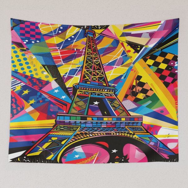 Item preview, Eiffel Tower Funky Twist designed and sold by DesignbyBFD.