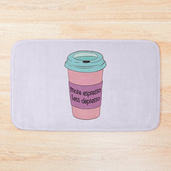 Item preview, Retro More Espresso Less Depresso designed and sold by Skull Fern.