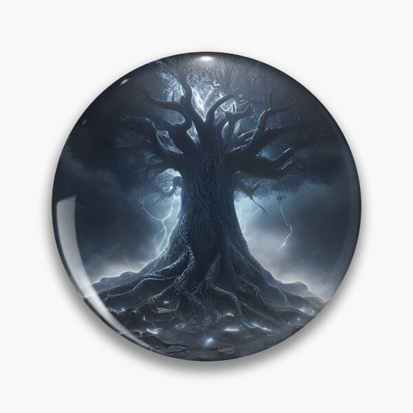 Item preview, Mystical Tree of Life - Enigmatic Celestial Art designed and sold by Delta's Work.