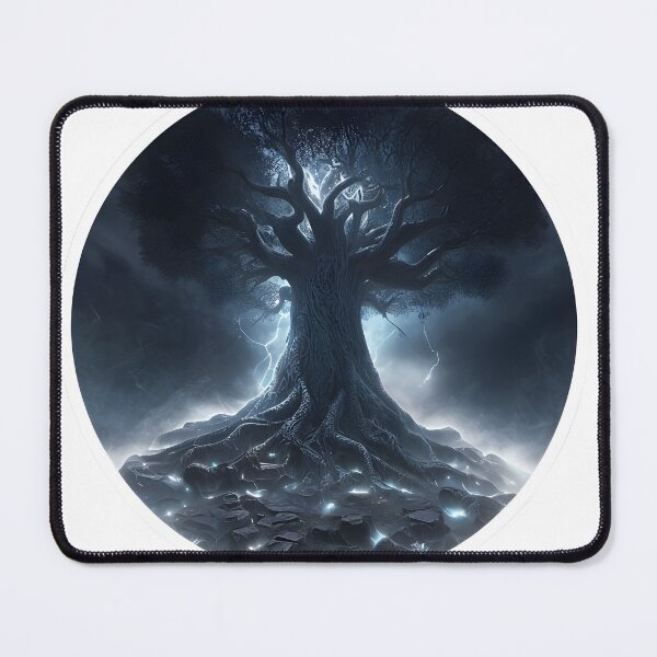 Item preview, Mystical Tree of Life - Enigmatic Celestial Art designed and sold by Delta's Work.