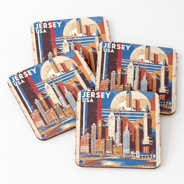 Item preview, 1950s New Jersey USA Vintage Retro Tourism  designed and sold by TravelersGems.