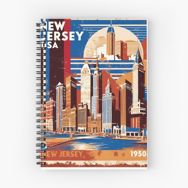 Item preview, 1950s New Jersey USA Vintage Retro Tourism  designed and sold by TravelersGems.