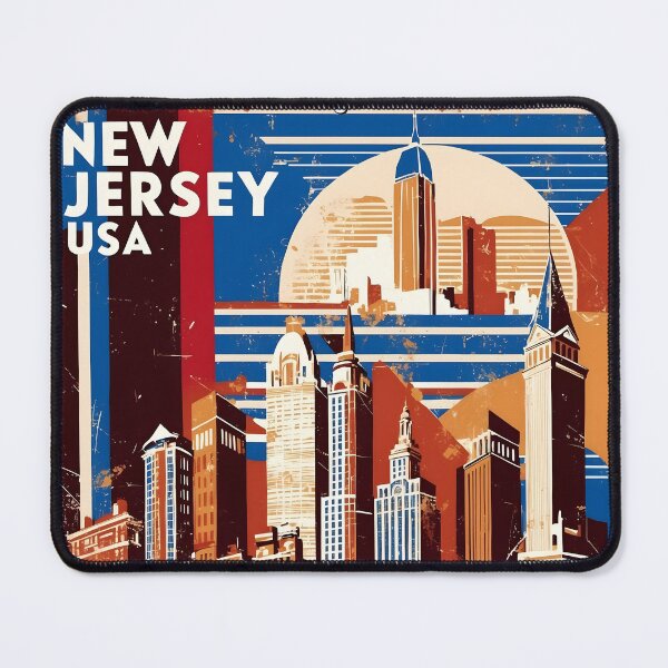 Item preview, 1950s New Jersey USA Vintage Retro Tourism designed and sold by TravelersGems.