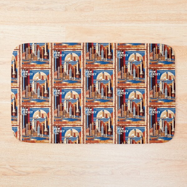 Item preview, 1950s New Jersey USA Vintage Retro Tourism  designed and sold by TravelersGems.