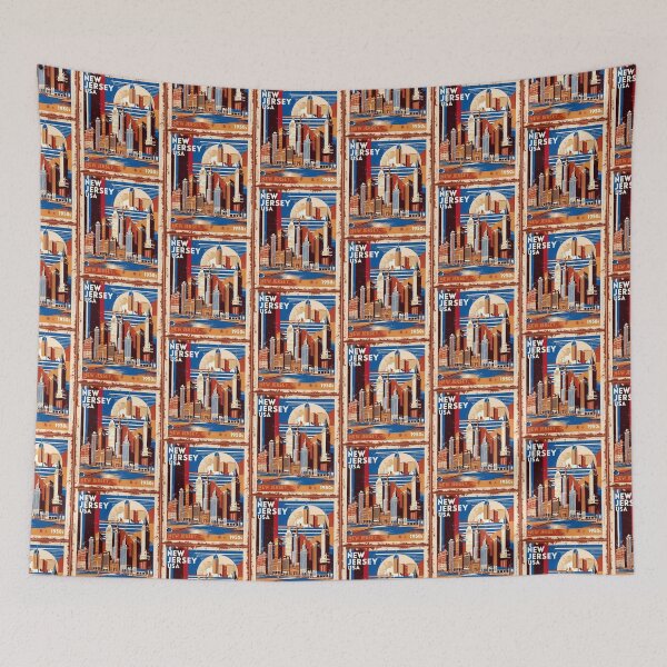 Item preview, 1950s New Jersey USA Vintage Retro Tourism  designed and sold by TravelersGems.