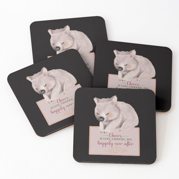 Item preview, Wombat Wedding Happily Ever After designed and sold by DesignbyBFD.