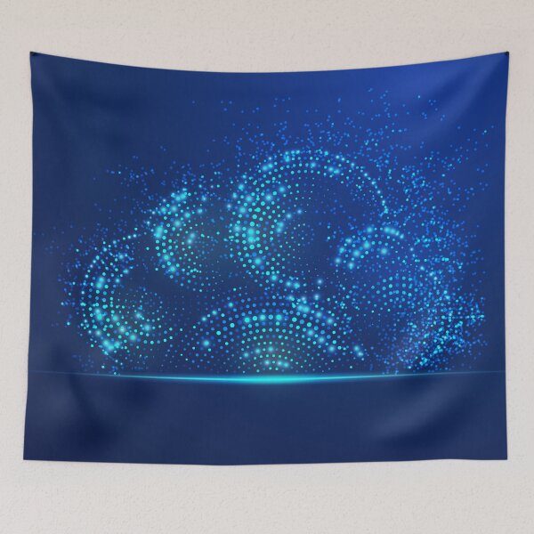 Item preview, cloud computing digital transformation dotted cloud futuristic element designed and sold by NiamLab.