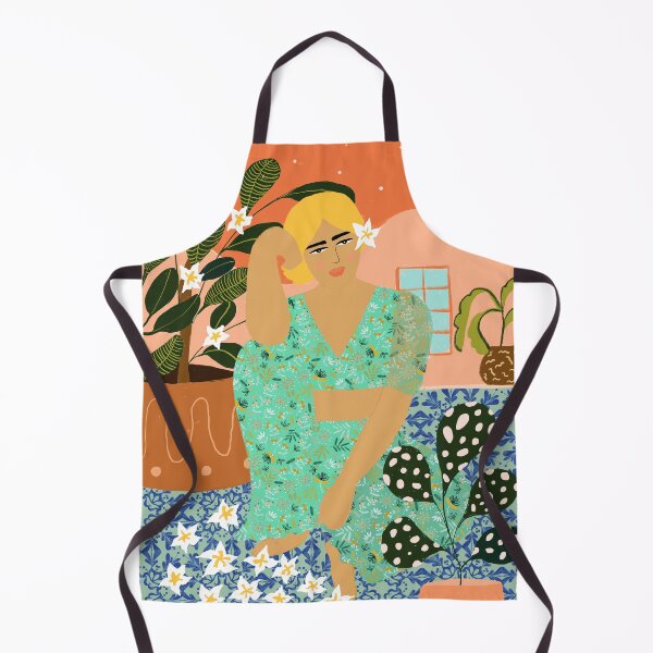 Item preview, Flower Collector #illustration #portrait designed and sold by 83oranges.com.
